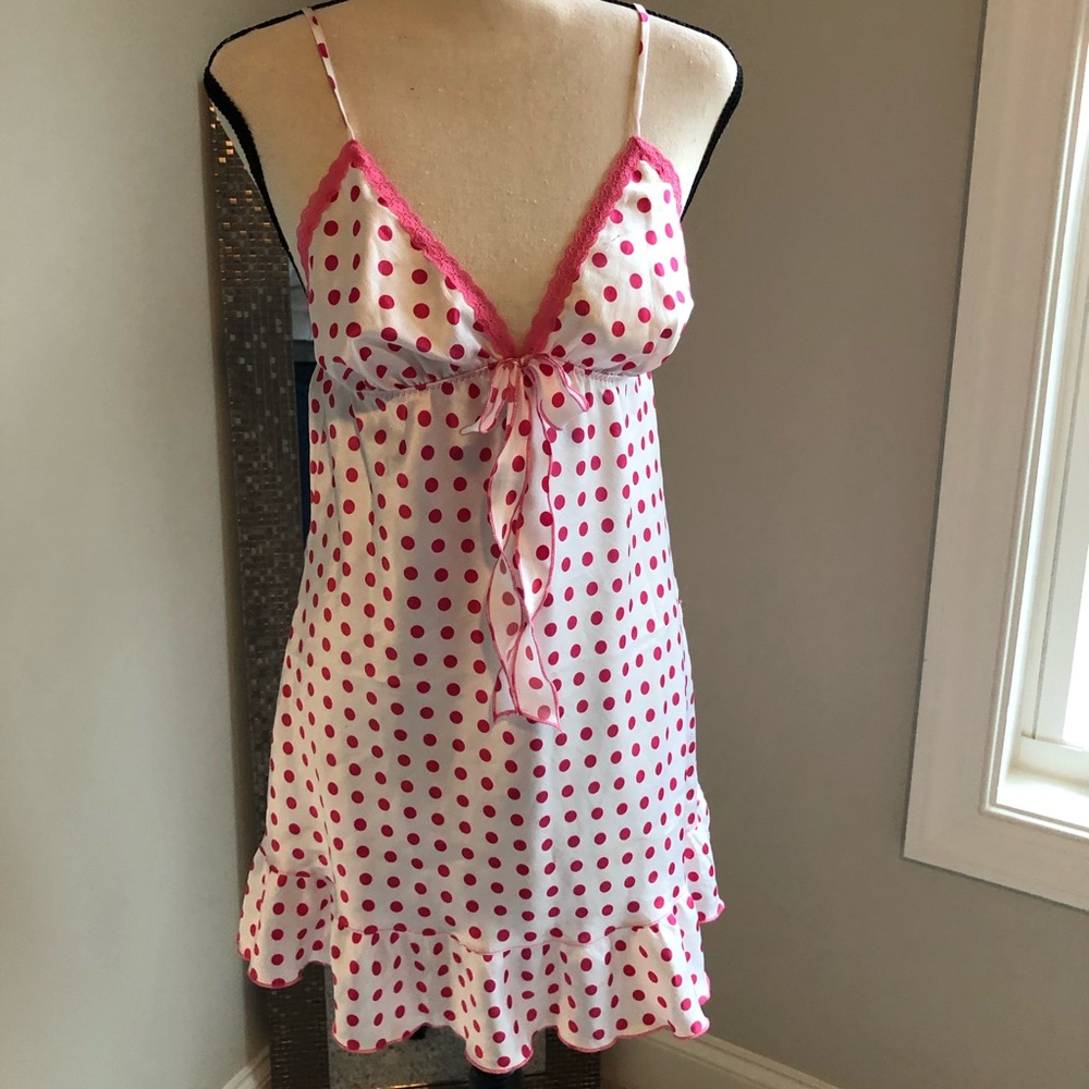 VICTORIA SECRET ANGELS POLKA DOT Slip!